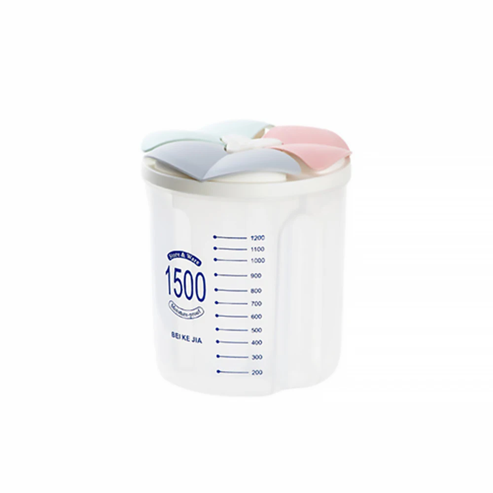 Коробка для хранения еды пластиковый прозрачный контейнер набор с Pour кухонные крышки сохранение пищи керамические банки для хранения сушеный контейнер для крупы - Цвет: 01