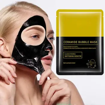 

Bubble Mask Softening Keratin Deep Cleansing Deep Pore Clean Bamboo Charcoal Blackhead Remover Cleanser Skin Face Care