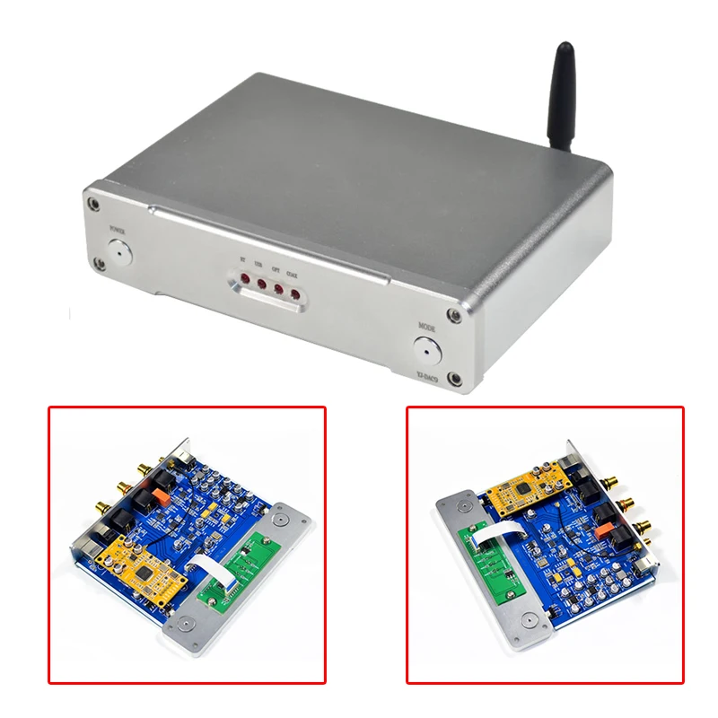 ES9038 Q2M DAC декодер волоконный коаксиальный USB Bluetooth 5 0 для Hifi усилителя