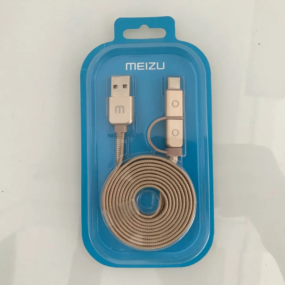 Meizu 2 в 1 USB кабель type C провод для быстрой зарядки для samsung S8Micro USB зарядное устройство USB C двойной зарядный кабель для xiaomi redmi note 7