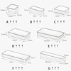 Transparent Desk Drawer Organizers Acrylic Storage Box Jewelry Makeup Organizer For Cosmetic Closet Organizer For Small Things 6