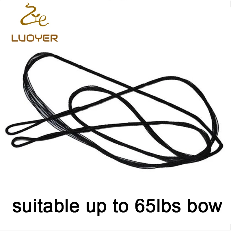 

2 Pcs 44"-70" Bow String Replacement for Traditional and Recurve Bow Replacement Bowstring Durable Multi Length