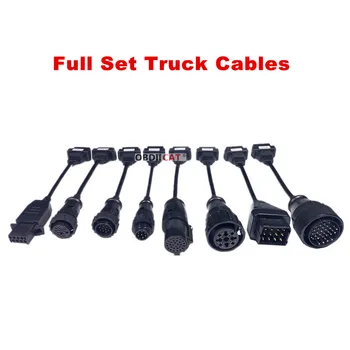 

Full Set Truck CABLE OBD OBD2 with 8 truck Cables Diagnostic Tool Interface Cable For TCS Pro Plus truck Cable
