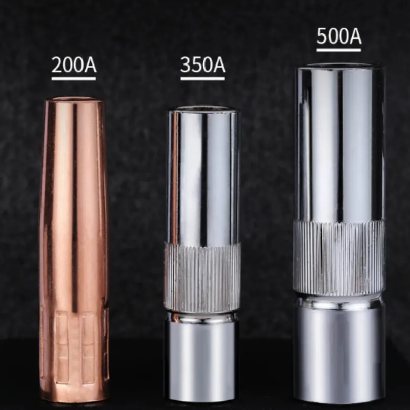 200a 350a 500a red copper gas welding nozzle cover gas welder nozzle protect cover 6size free shipping