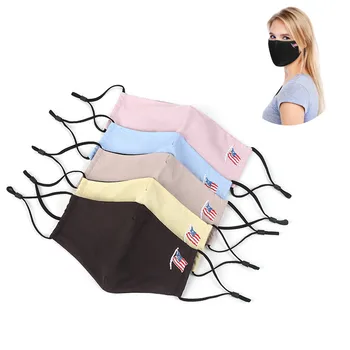 

Protective facemask Cotton Washable Respirator Breathing cover Outdoor Dustproof mouth face cover Anti-dust care Reusable masque