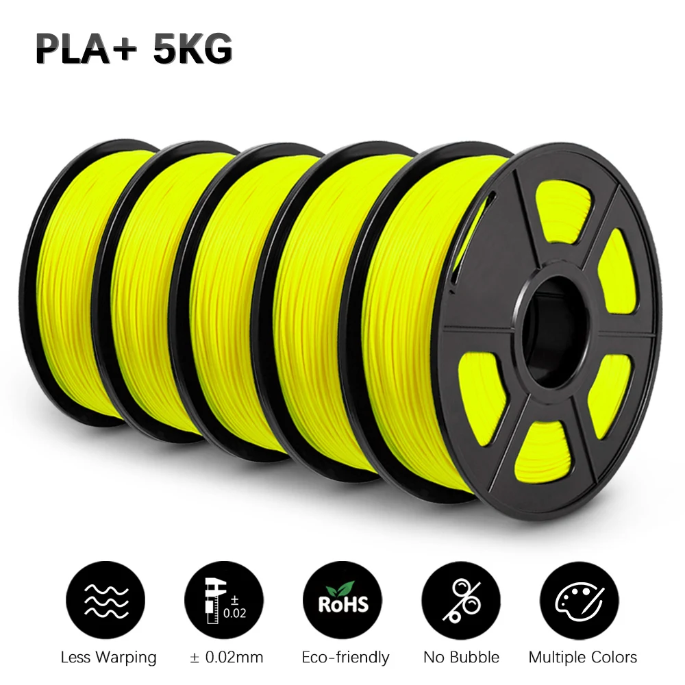 SUNLU PLA Filament 1.75mm 5 Rolls Of 3D Printer Filaments to PLA 3D Printing Materials 5pcs/set 3d Filament PLA PLUS bulk pla filament 3D Printing Materials