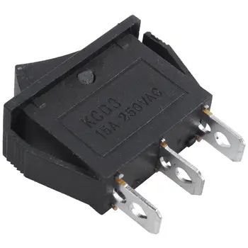 

5 pcs x AC 10A/250V 15A/125V 3 Pin SPDT ON-OFF-ON 3 Position Boat Rocker Switch
