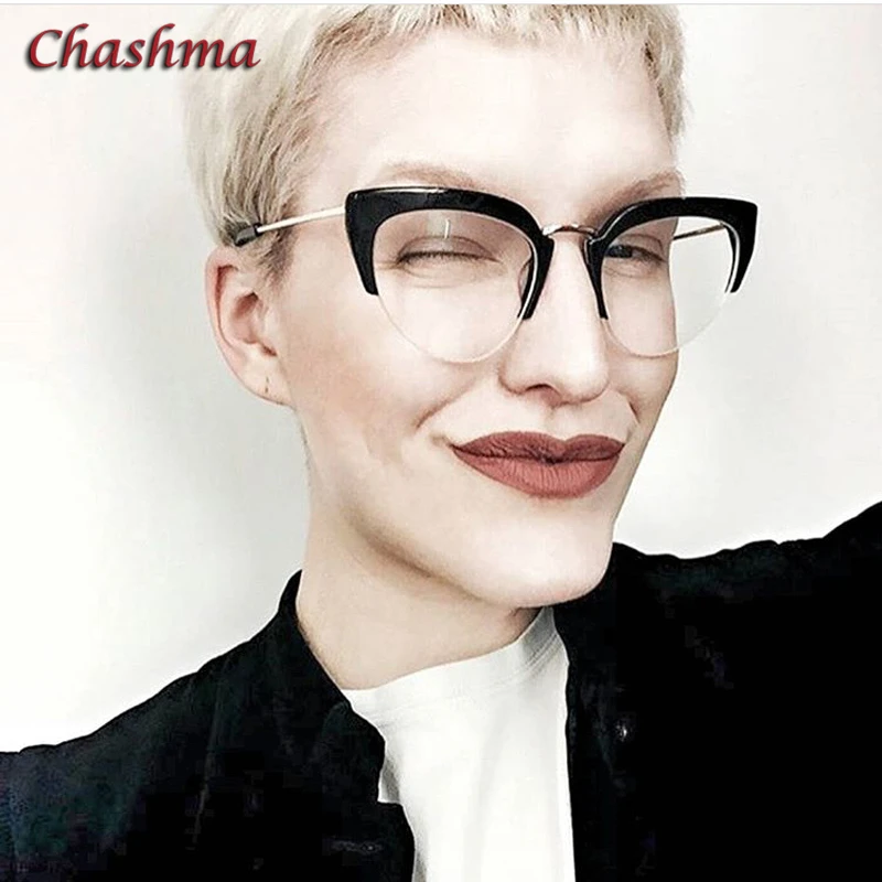 Chashma для подростков, оптические очки, оправа для женщин, кошачий глаз, Spectalces, студенческие модные очки по рецепту