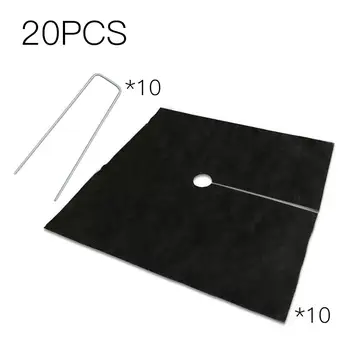 

10PCS Weed Control Covers Breathable Moisturizing Plants Protector Fabric Heavy Duty Landscape Ground Membranes For Gardens