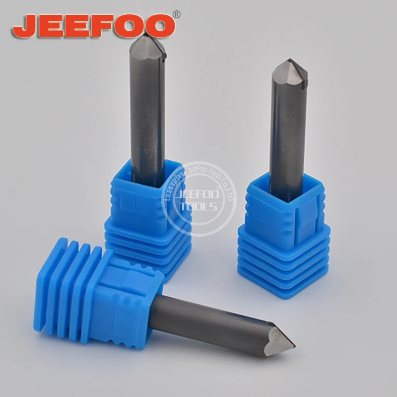 

6/8/10mm 6 edge CNC Router End Mill Diamond PCD cutter Tools Stone Hard Granite Cutting Engraving Bits 45 70 90 120 Degree