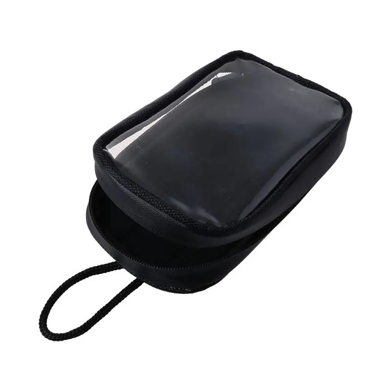 Black Motorcycle Bags Magnetic Gas Tank Clear For Cell Phone Case for motorcycle Holder Mount Universal