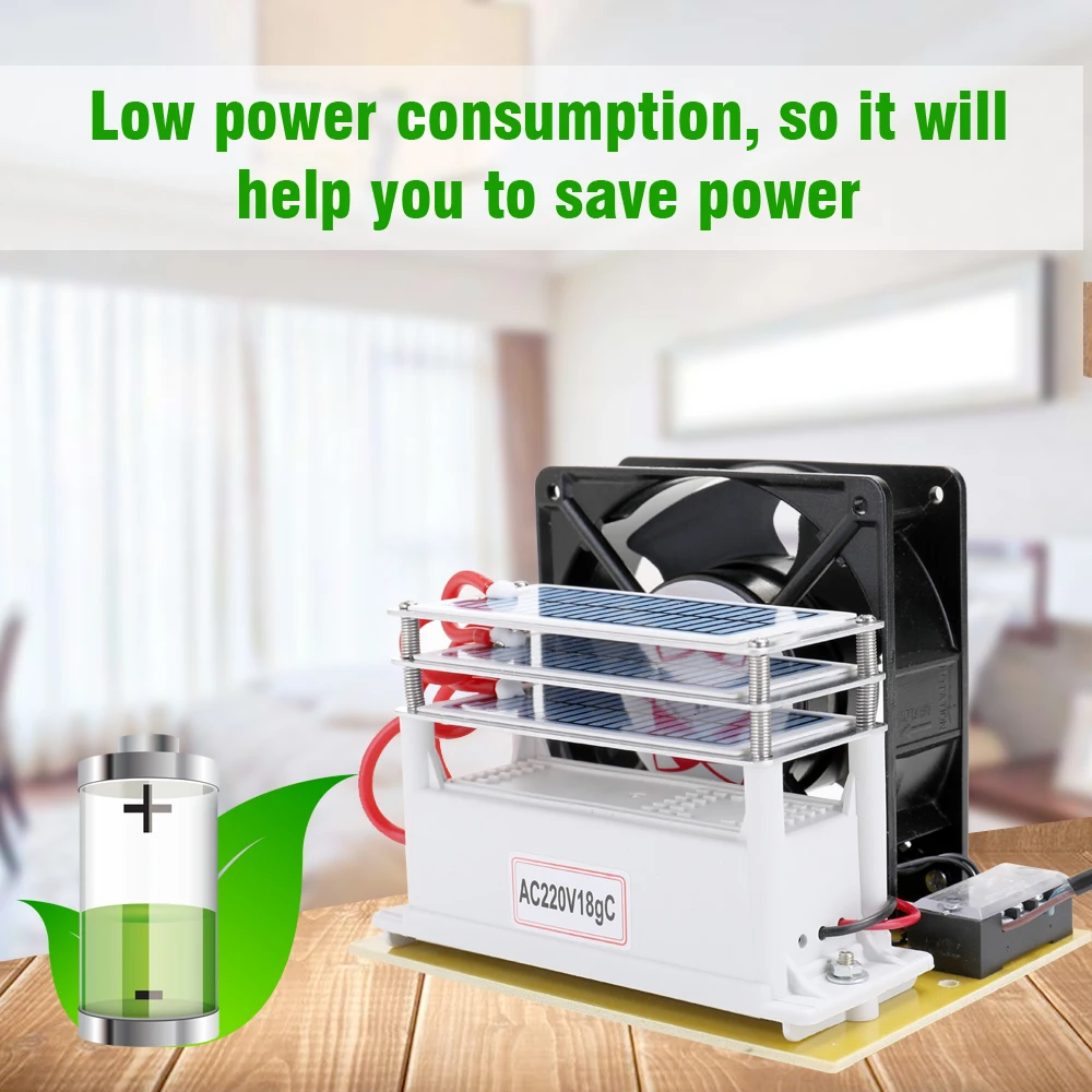 

Hot Portable Air Purifier Air Cleaner Disinfection Generator Ozone Machine Sterilization Cleaning Formaldehyde Moisture Proof