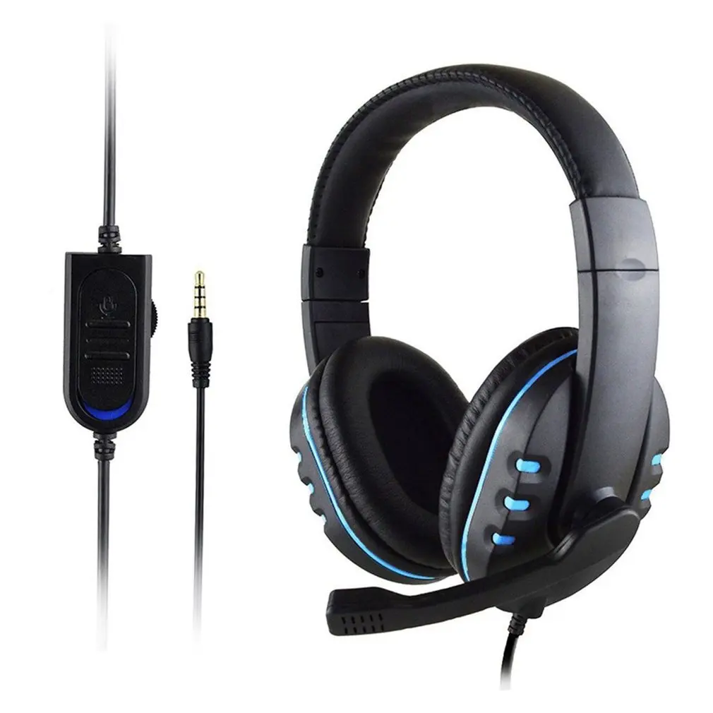 Gaming Headset Stereo Surround Headphone 3.5mm Wired Mic For PS4 Laptop For Xbox one Gamer Headphone