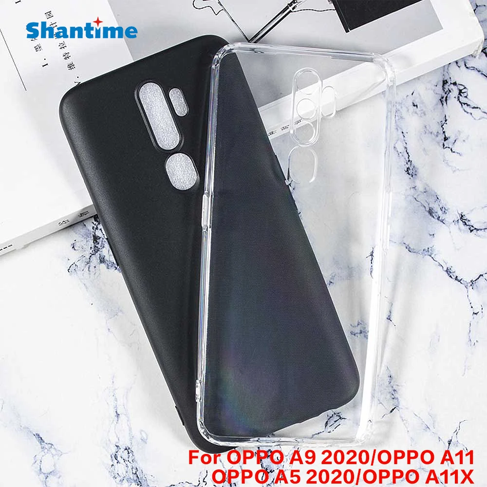 Для OPPO A9 2020 гелевый Пудинг силиконовый защитный чехол на заднюю панель телефона