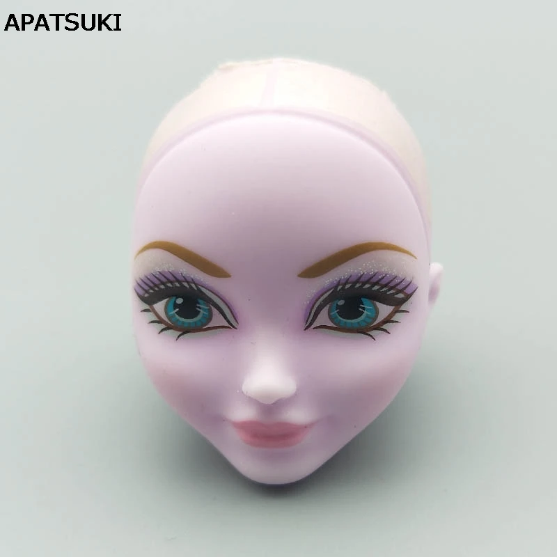 plastic doll makeup