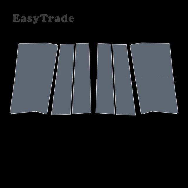 TPU Car Side Window Center Pillar B C Pillar Protectiive Sticker Headlight Film For Land Rover Defender 110 2020 Accessories Center Pillar Film