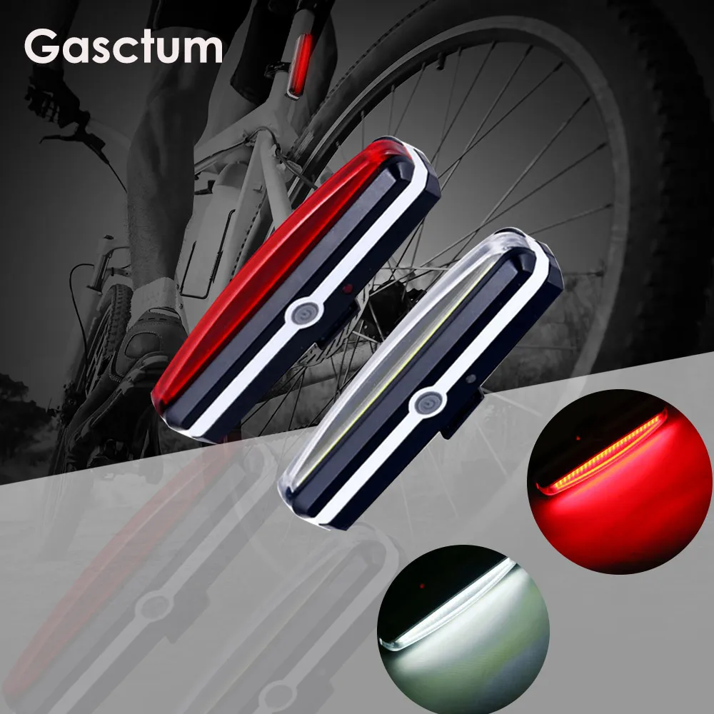 Задний фонарь для горного велосипеда с зарядкой от USB водонепроницаемый