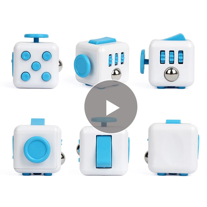 

3.3*3.3cm Decompression Magic Cube Dice Relieve Anxiolytic Stress Toys Party Favors Relies Mini Fidget Finger Fun Cube Kids Toy