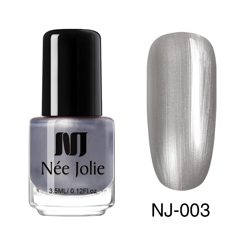 3.5ml Pearl 03 Лак для ногтей NEE JOLIE, кофейный, серый, красный, серия Nail Varnich, чистый цвет, лак для ногтей, лак, украшение, 3,5 мл - Цвет: 3.5ml Pearl 03