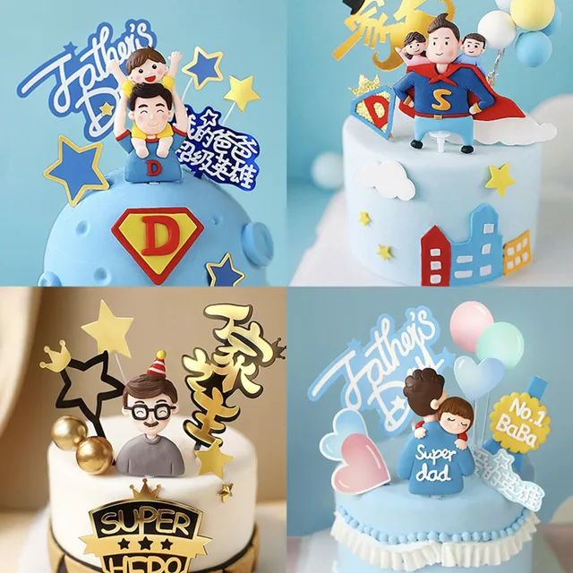 Apák Napi Szilikon Penész Diy Sütőhab Keksz Szülő Gyermek Születésnapja Beszúrja A Kártyákat Fondant Sütemény Díszítő Szerszámok - Image 6