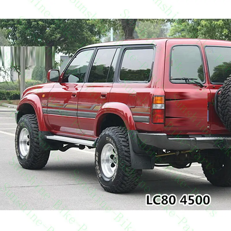 Подходит для 1991-1997 Toyota Land Cruiser LC80 автомобильный брызговик крыло колеса брызговик 4 шт