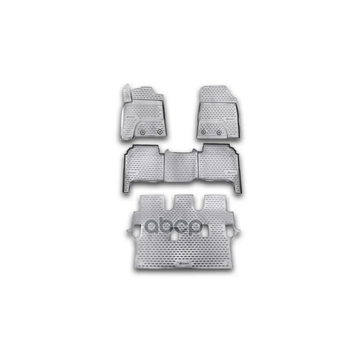 Комплект Резиновых Автомобильных Ковриков В Салон Toyota Land Cruiser 200, 2012- 4 Шт.(Полиуретан) ELEMENT арт. NLC4853210K