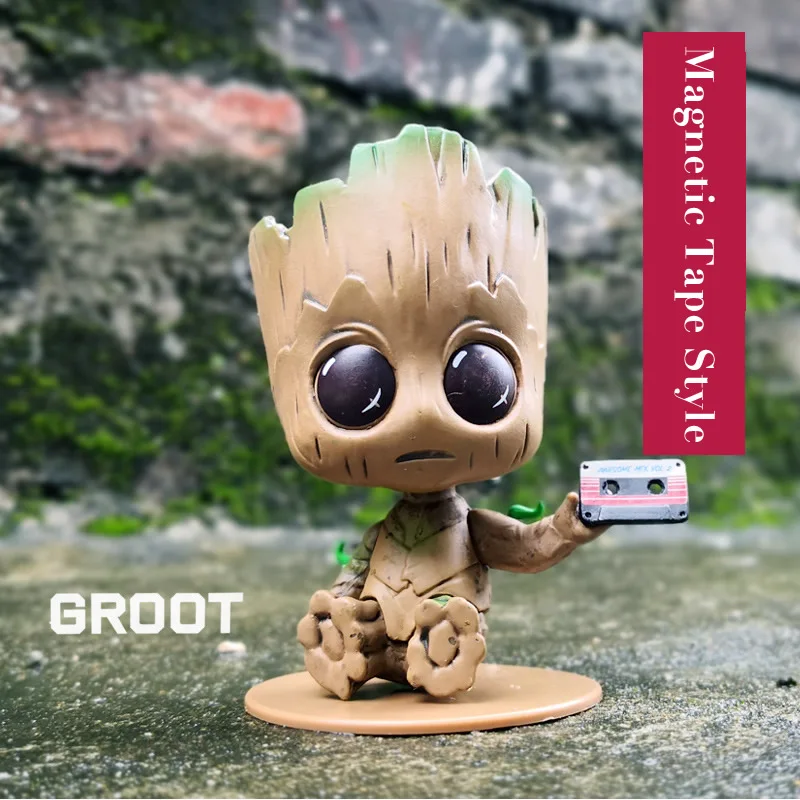 Marvel, Мстители, HT Grut, дрожащие куклы, декор салона автомобиля, украшения, мультфильм, Grut, Bobblehead, автомобильные аксессуары, декоративные предметы