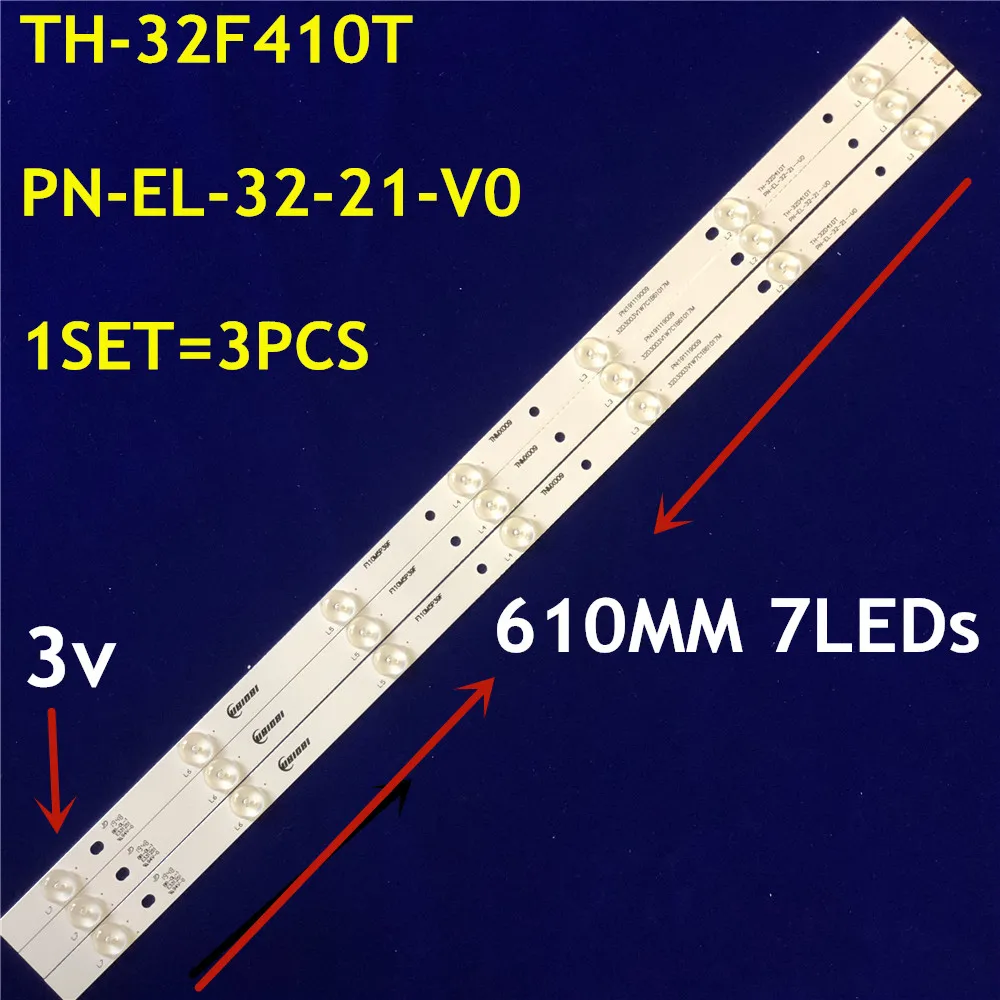 1 комплект = 3 шт. светодиодный Подсветка полоса 7 лампы PN-EL-32-21-V0 для 32 дюймов ТВ