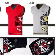 Мужская спортивная одежда для гольфа жилет с коротким рукавом