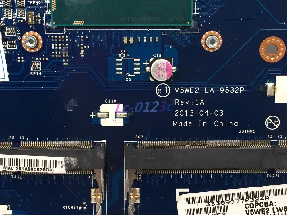 Fulcol для acer aspire E1-572 E1-572G Материнская плата ноутбука NBMFM11007 NB MFM11.007 LA-9532P W/I5-4200U cpu