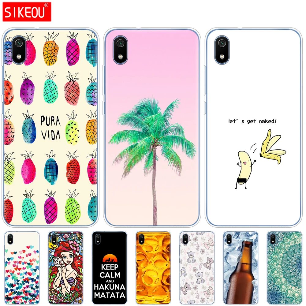 Силиконовый чехол для xiaomi redmi 7a, чехлы с полной защитой, мягкая задняя крышка из ТПУ для redmi 7 a, бампер hongmi 7a, чехол для телефона