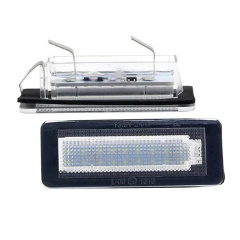 

For Benz Smart Fortwo w450 w451 License Plate Light Interior Bumper Replacement 1 pair ABS