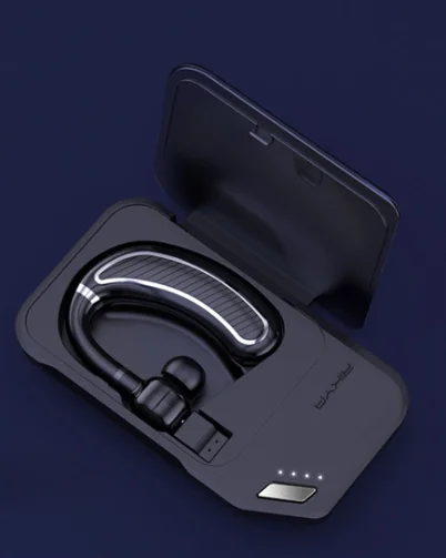 Наушники-вкладыши без рук, наушники manos libres bluetooth para celular earpods чехол для наушников - Color: Silver