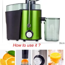 220V Нержавеющая сталь соковыжималки 2 Скорость Электрический экстрактор сока фрукт питьевой воды машина для дома