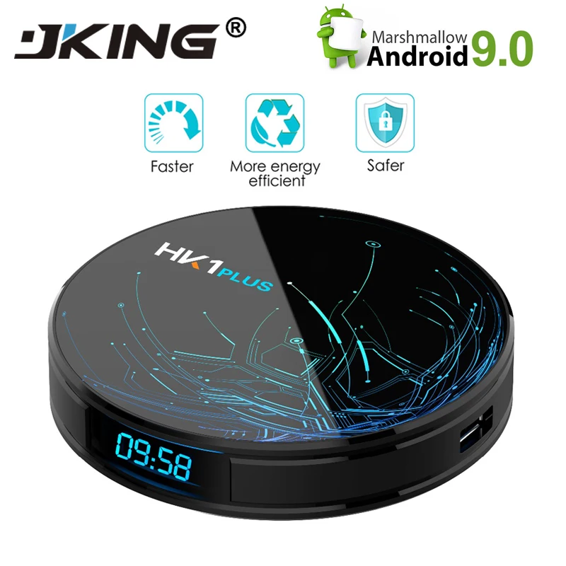 

4GB 64GB Android 9.0 Smart TV BOX HK1 PLUS Amlogic S905X2 Dual Wifi BT4.0 USB3.0 H.265 4K Youtube Google Voice Assistant HK1PLUS