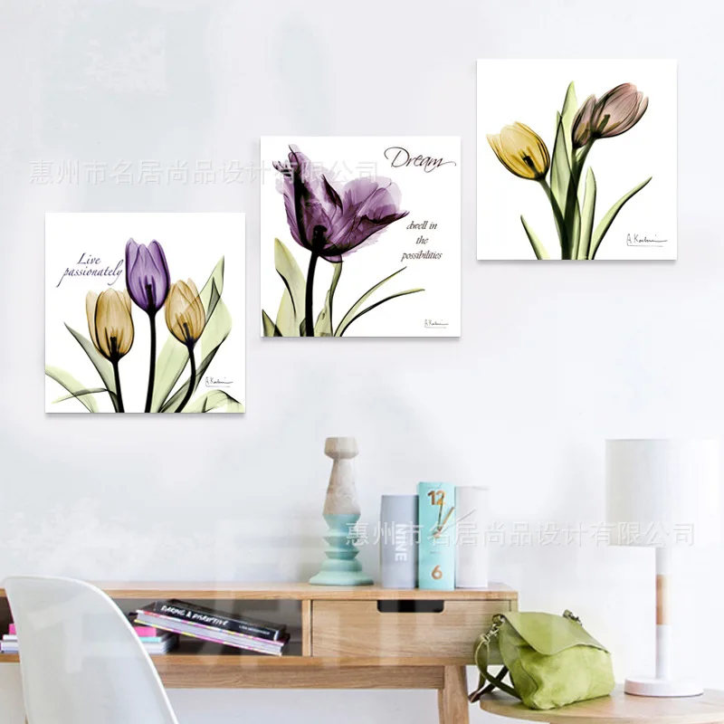 

Modern Minimalist Style Living Room Decorative Painting Restaurant Wall Hanging Painting Sofa Background Mural Library Transpare