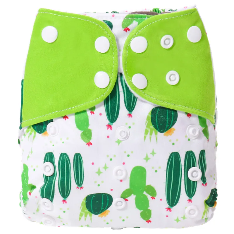 [simfamily]1PC Reusable Waterproof Digital Printed Baby Cloth Diaper Adjustable Baby Nappies Fit 0-3years 3-15kg Baby