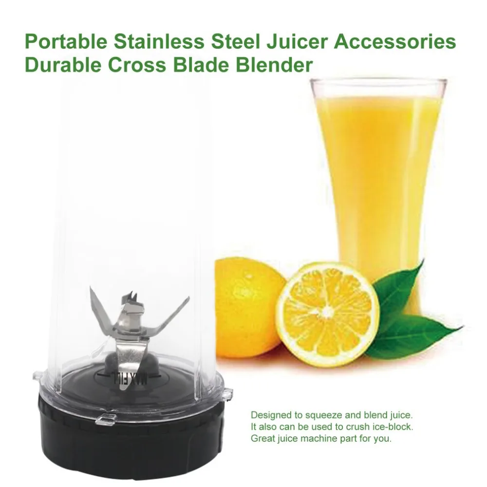 1Pcs Stainless Steel Juicer Accessories Cross Blade Blender Professional Juice Machine Cutter Head Replacement Part