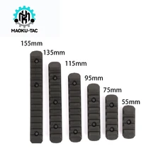 

M-lok Keymod Dual System Universal External Metal Guide Rail Protective Wood Chip Aluminum Alloy Material 20mm picatinny rail