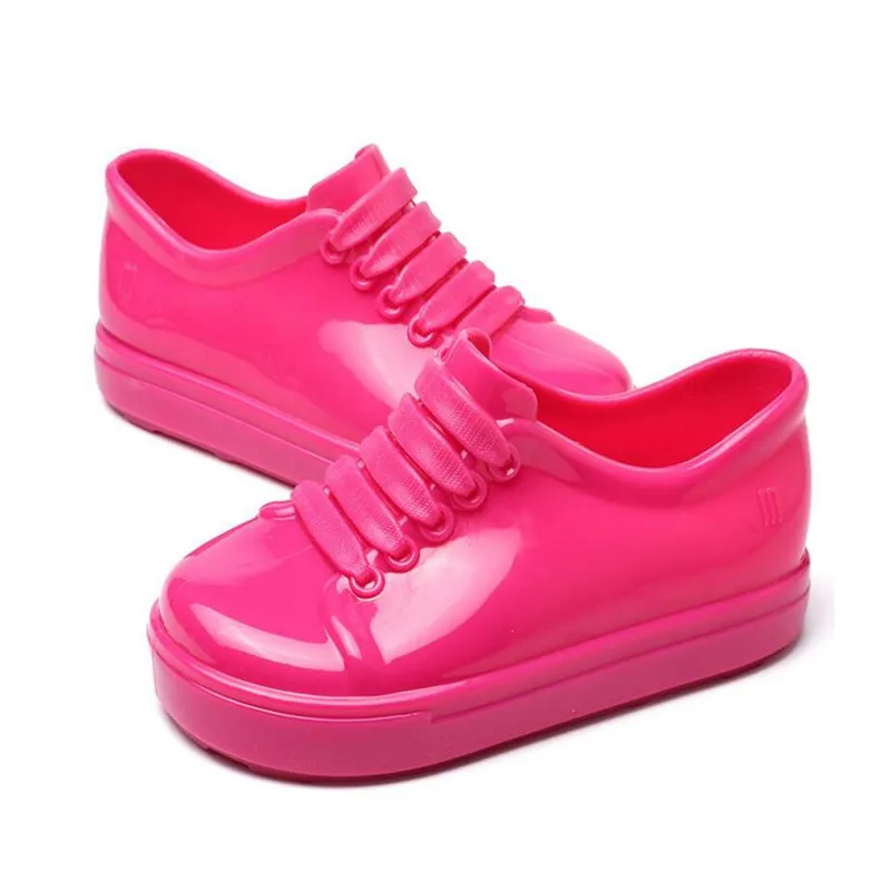 Mini Melissa/босоножки для девочек; Новинка; повседневные тонкие туфли с Микки-Маусом и бантом для девочек; прозрачная обувь ярких фруктов; водонепроницаемые прозрачные сандалии; обувь