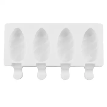 

Summer Household Oval Ice Cream Mould Cartoon Innovative DIY Homemade Popsicle Silicone Mould
