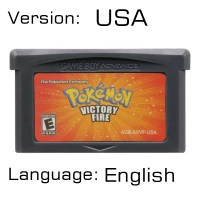 Poke VictoryFire USA 32 бит видеоигры картридж Консоли Карты для nintendo GBA Pokeon SeLiquid ries Crystal Top Secret второе издание - Color: Poke VictoryFire USA