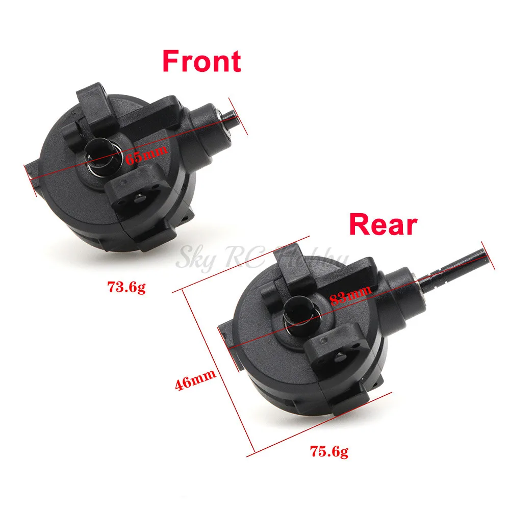 Front & Rear   Complete Set Drive & Diff Gear for HSP 1:10 RC Car Parts