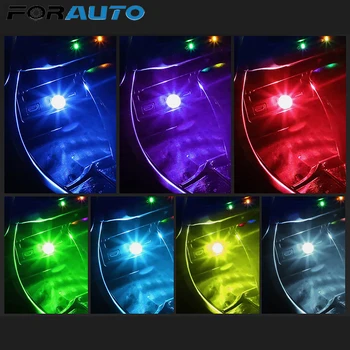 

FORAUTO Car Atmosphere Light DJ RGB Mini Colorful Music Sound Lamp Car-styling