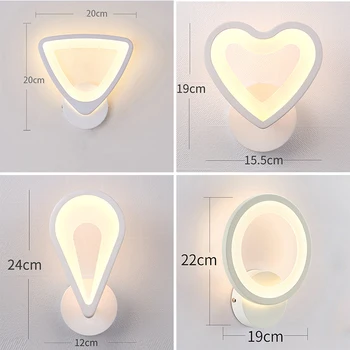 

Led Wall Lights For Home Bedroom Wall Lamp Applique Led For Living Room Acrylic Modern Mirror Light Lampe Mural Applique Mural