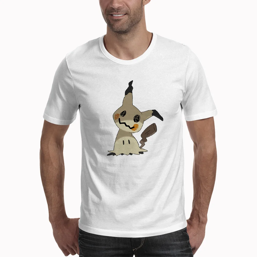 XWT0570 Футболка Пикачу футболка Pokemon повседневные короткие мужские футболки с круглым вырезом Забавные футболки белые мужские топы футболки Одежда - Цвет: XWT0570