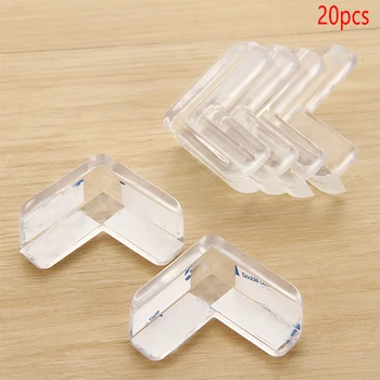 

20PCS Child Safety Transparent Anti-collision Corner Strip Thickened Table Corner Anti-collision Protection Strip
