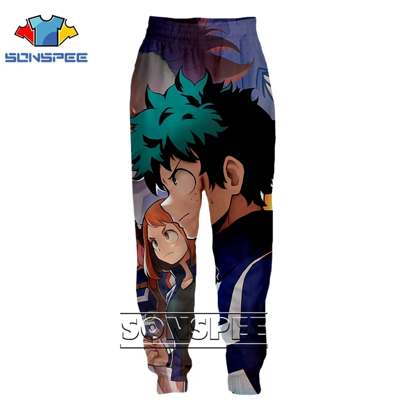 3d принт для мужчин и женщин Полная длина jogger логотип Harajuku kids My hero Academy Boku no hero спортивные штаны Топ аниме спортивные брюки