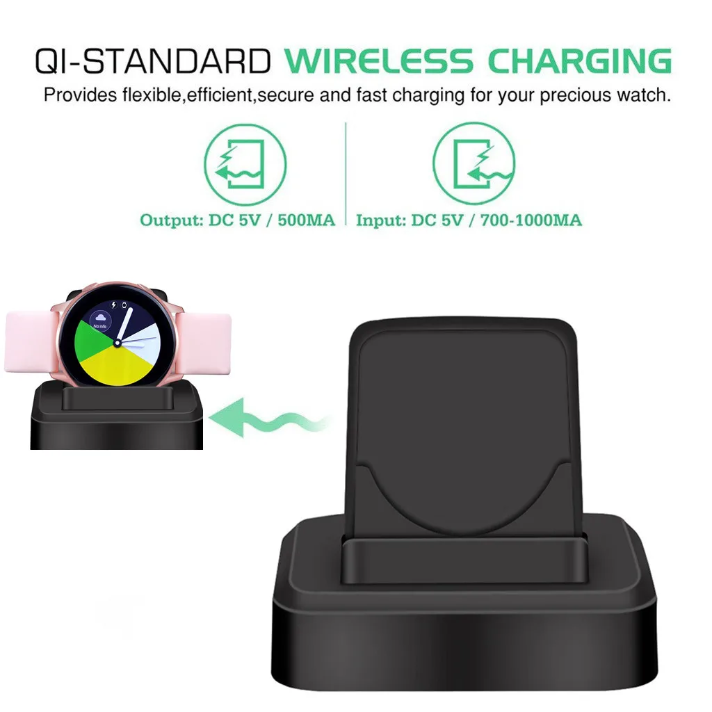 Портативное зарядное устройство Ouhaobin сменная док-станция для зарядки Samsung Galaxy Watch