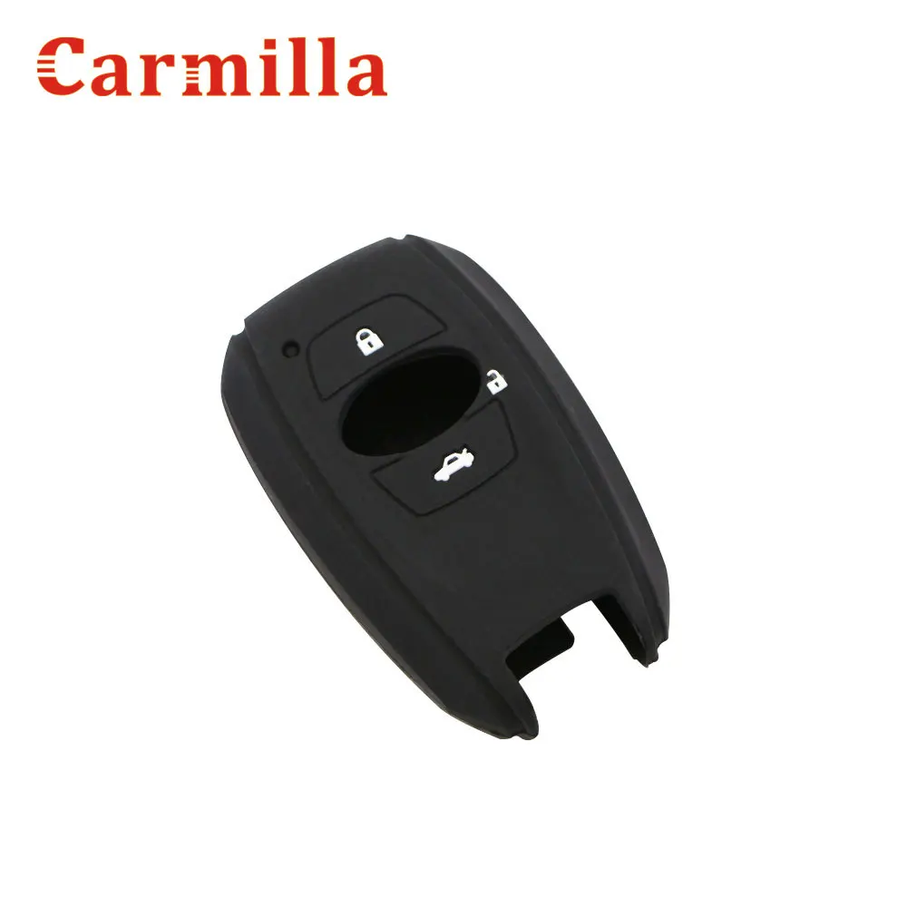 Силиконовый автомобильный смарт брелок Carmilla защитный чехол держатель для Subaru
